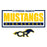 Close-up view of Cypress Ranch High School Mustangs Unisex 3/4 sleeve Raglan T-shirt 049