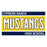 Close-up view of Cypress Ranch High School Mustangs Unisex 3/4 sleeve Raglan T-shirt 098