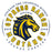 Close-up view of Cypress Ranch High School Mustangs Unisex 3/4 sleeve Raglan T-shirt 214