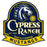 Close-up view of Cypress Ranch High School Mustangs Unisex 3/4 sleeve Raglan T-shirt 219