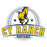 Close-up view of Cypress Ranch High School Mustangs Unisex 3/4 sleeve Raglan T-shirt 221