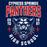 Close-up view of Cypress Springs High School Panthers Navy Classic Unisex T-shirt 204