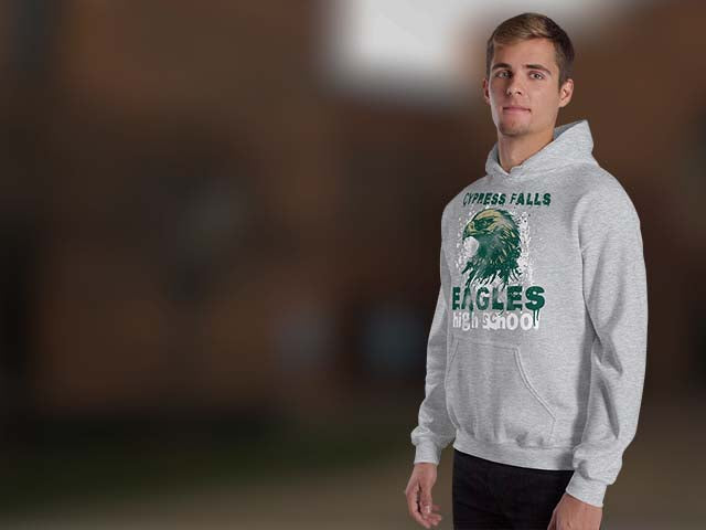 Cypress Falls High School Eagles Classic Hoodies All Products Page