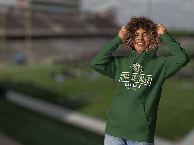 Cypress Falls High School Eagles Premium Hoodies All Products Page