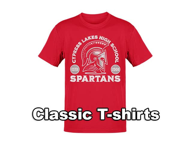 Classic T-shirts - Cypress Lakes High School