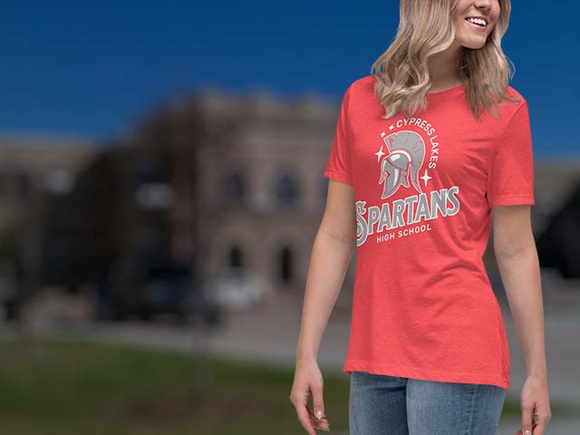 Cypress Lakes High School Spartans Women's T-shirts All Products Page