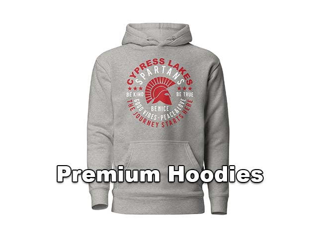 Cypress Lakes Spartans High School Premium Hoodies