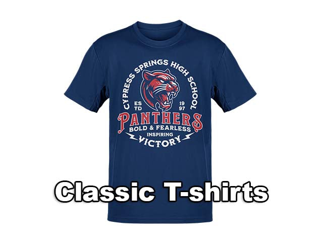 Classic T-shirts - Cypress Springs High School