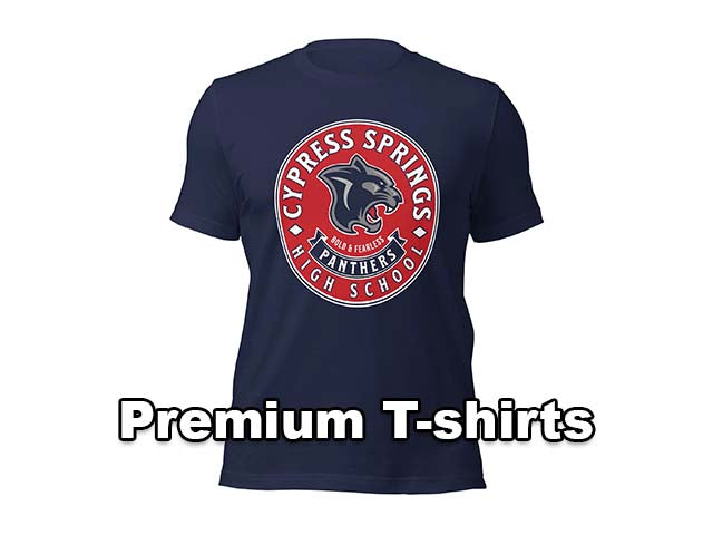 Premium T-shirts - Cypress Springs High School