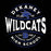 Close-up view of Dekaney High School Wildcats Black Classic Unisex T-shirt 218