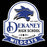 Close-up view of Dekaney High School Wildcats Black Premium Unisex T-shirt 219