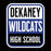 Dekaney Wildcats Premium Black Hoodie - Design 01