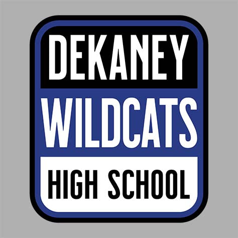 Dekaney Wildcats Premium Grey Hoodie - Design 01