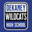 Dekaney Wildcats Premium Royal Hoodie - Design 01