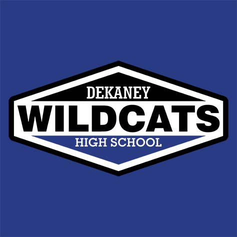 Dekaney Wildcats Premium Royal Hoodie - Design 09