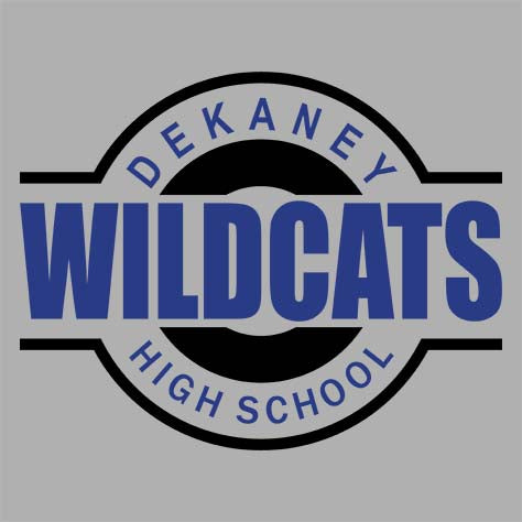 Dekaney Wildcats Premium Grey Hoodie - Design 11