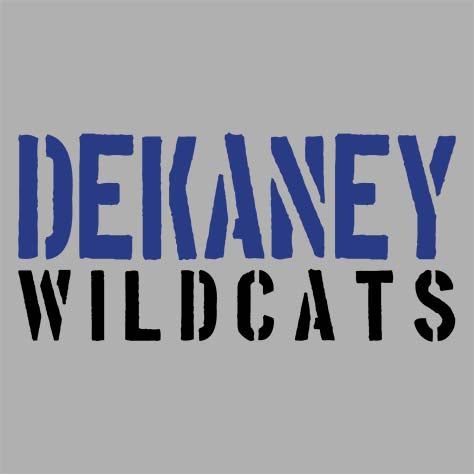 Dekaney Wildcats Premium Grey Hoodie - Design 17