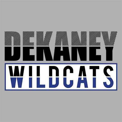 Dekaney Wildcats Premium Grey Hoodie - Design 31