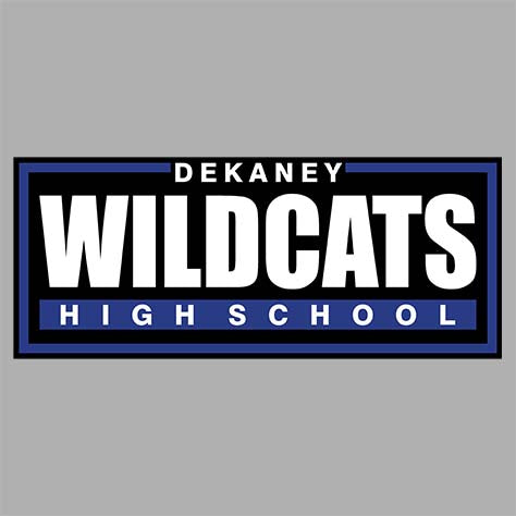 Dekaney Wildcats Premium Grey Hoodie - Design 49