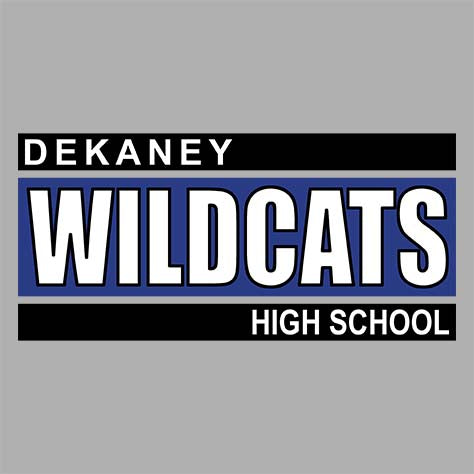 Dekaney Wildcats Premium Grey Hoodie - Design 98