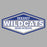 Close-up view of Dekaney High School Wildcats Heather Grey Women's T-shirt 009