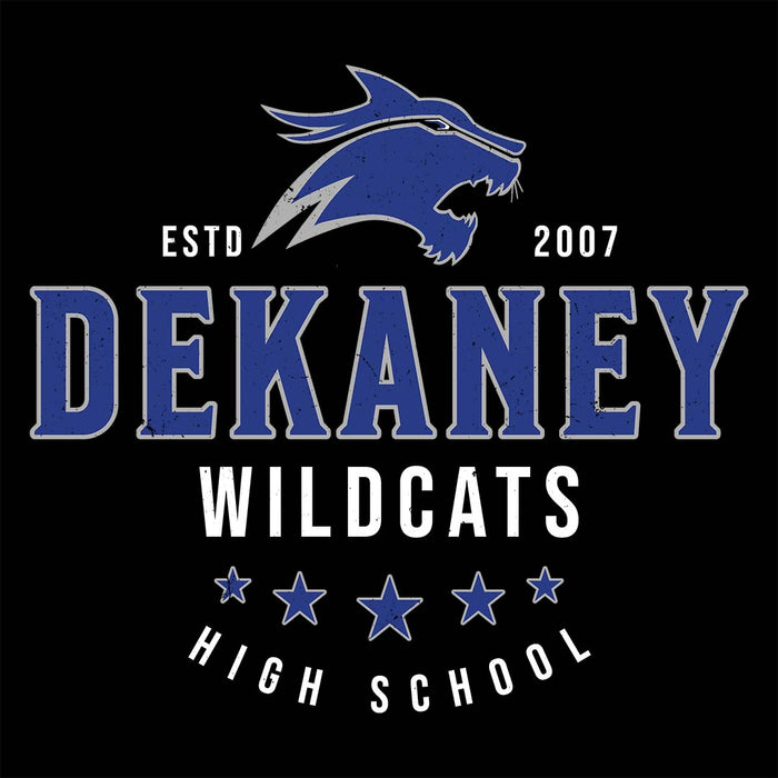 Dekaney High School Wildcats Women's Black T-shirt 217