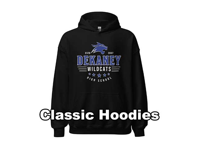 Classic Hoodies - Dekaney High School Wildcats