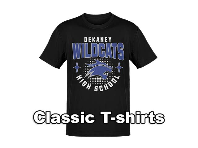 Classic T-shirts - Dekaney High School Wildcats