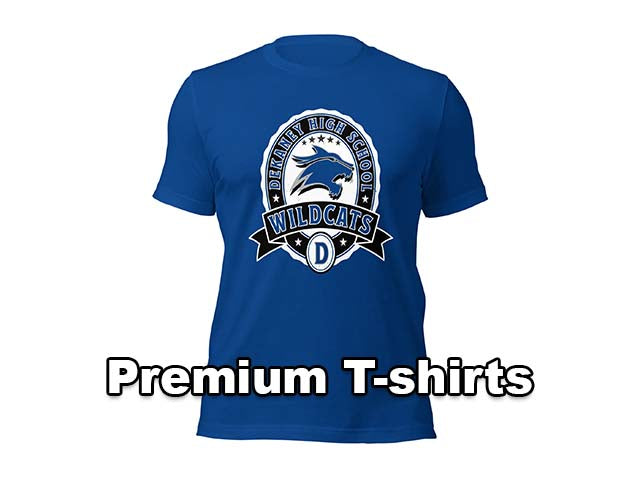 Premium T-shirts - Dekaney High School Wildcats