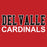 Del Valle High School Cardinals Red Classic Hoodie 10