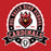 Close-up view of Del Valle High School Cardinals Red Classic Unisex Hoodie 212