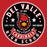 Close-up view of Del Valle High School Cardinals Red Premium Unisex T-shirt 215