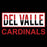 Del Valle High School Cardinals Black Premium T-shirt 31