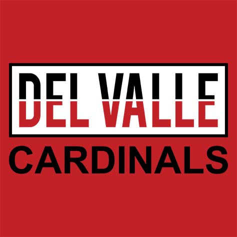 Del Valle High School Cardinals Red Premium T-shirt 31