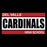 Del Valle High School Cardinals Black Premium T-shirt 98