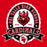 Close-up view of Del Valle High School Cardinals Red Classic Unisex T-shirt 212