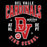 Close-up view of Del Valle High School Cardinals Women's Black T-shirt 213