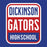 Dickinson High School Gators Women's Royal Blue T-shirt 01