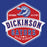 Close-up view of Dickinson High School Gators Royal Blue Classic Unisex T-shirt 209