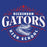 Close-up view of Dickinson High School Gators Royal Blue Classic Unisex T-shirt 211