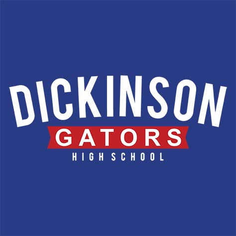 Dickinson High School Gators Royal Blue Classic Hoodie 21