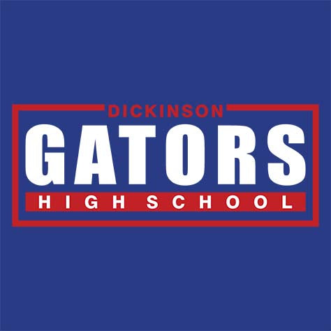 Dickinson High School Gators Royal Blue Classic Hoodie 49