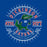 Close-up view of Dickinson High School Gators Royal Blue Classic Unisex T-shirt 201