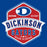 Close-up view of Dickinson High School Gators Royal Blue Classic Unisex T-shirt 209