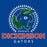 Close-up view of Dickinson High School Gators Royal Blue Classic Unisex T-shirt 226