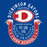 Close-up view of Dickinson High School Gators Royal Blue Classic Unisex T-shirt 229