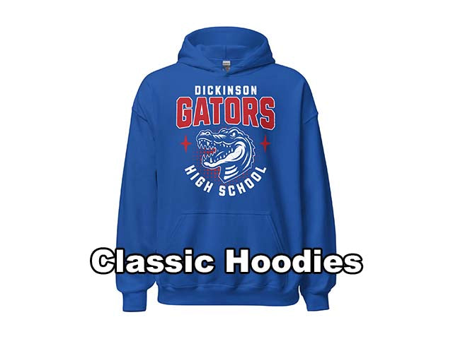 Classic Hoodies - Dickinson High School Gators