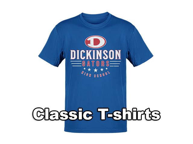 Classic T-shirts - Dickinson High School Gators