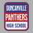 Duncanville High School Sports Grey Hoodie 01