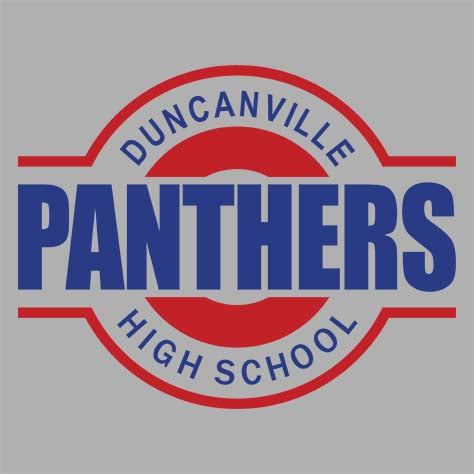 Duncanville High School Sports Grey T-shirt 11